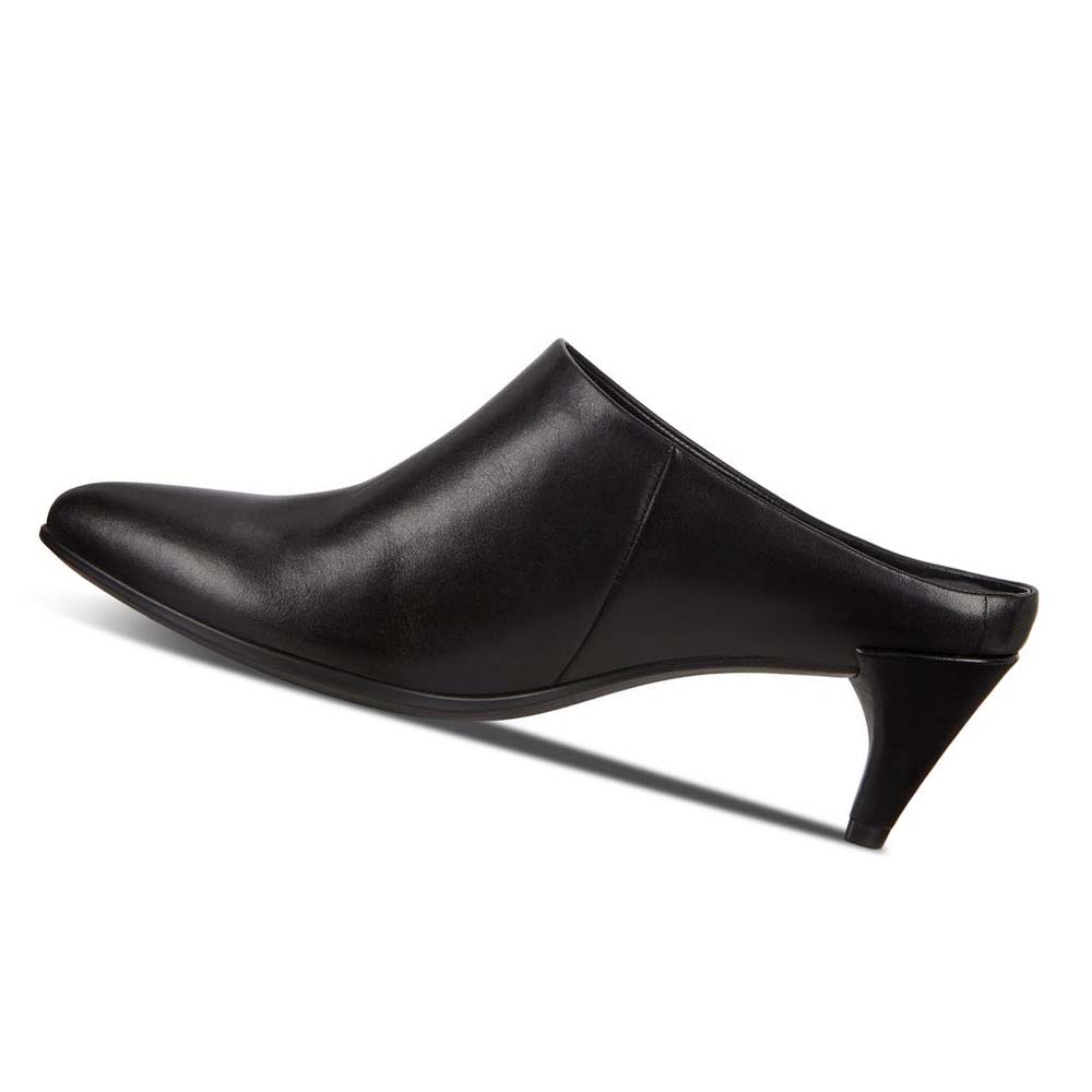 Ecco Shape 45 Pointy Sleek Mules Finskor Dam Svarta | SE 112TCE